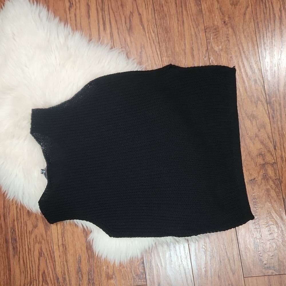Lulu's Black Knit Sleeveless Tank - Picture 4 of 7